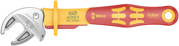 The self-setting spanner Joker 6004 in VDE. The self-setting spanner Joker 6004 in VDE.